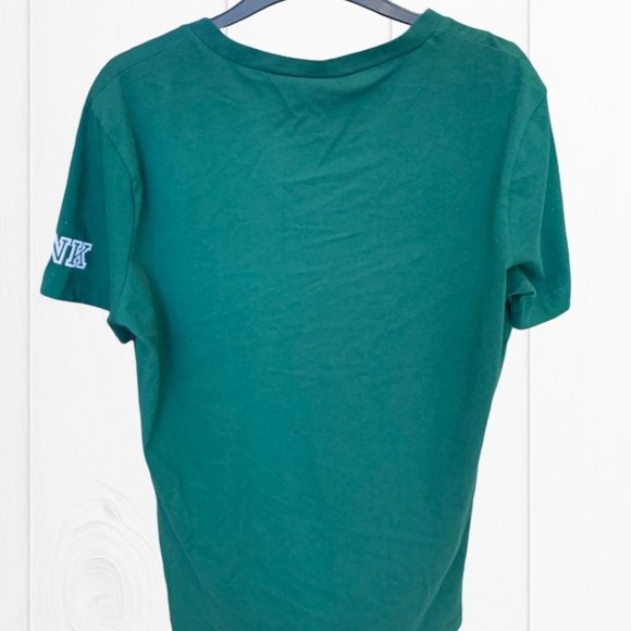 PINK Victoria Secret Michigan State University T-Shirt NWT XS - Picture 3 of 4